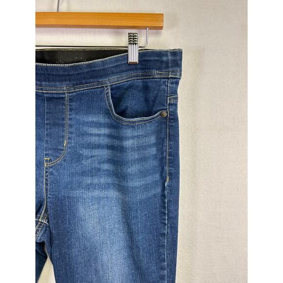 Woman's Flex Fit Recreation Skinny Jeans -‎ Size 12 Elastic Waistband Normcore - Picture 5 of 9